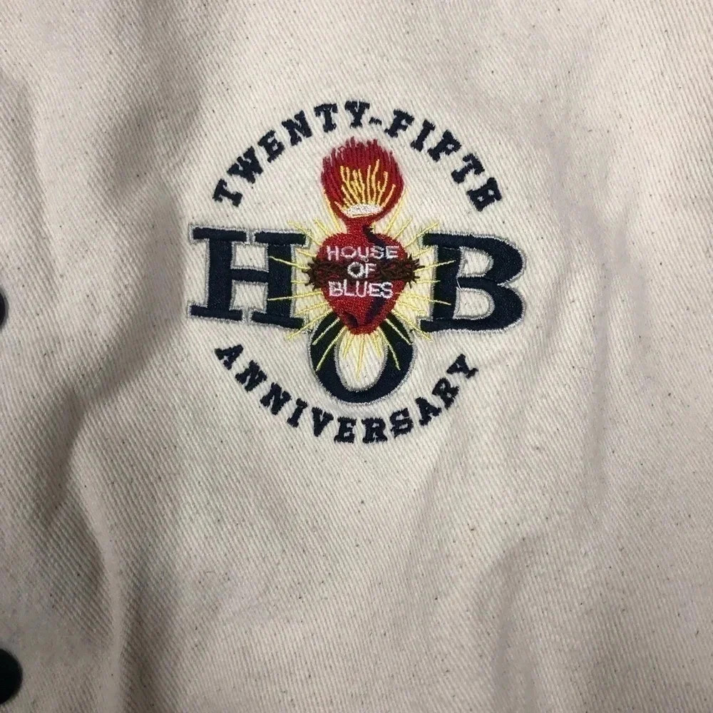 House of Blues 25th Anniversary Varsity Jacket Medium‎ Vintage